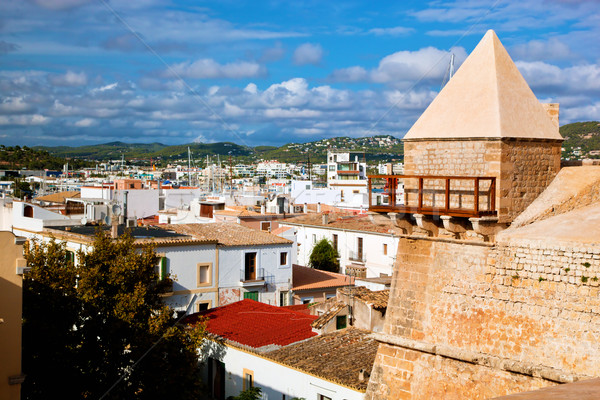 Panorama of Ibiza, Spain Stock photo © photocreo