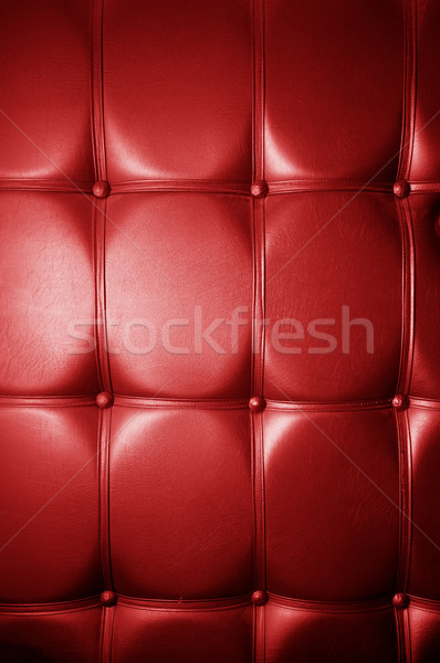 Luxe véritable cuir rouge couleur brillant Photo stock © photocreo
