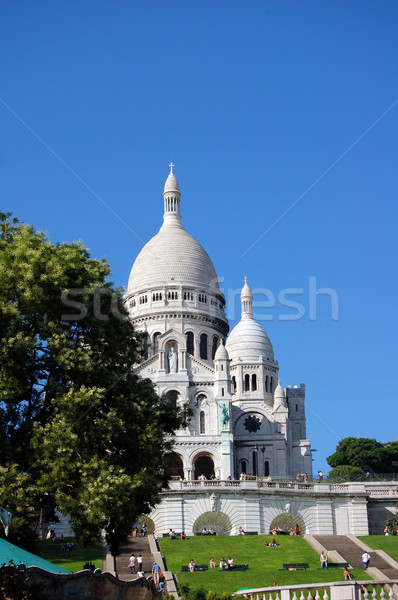Bazilica Paris Franta constructii biserică religie Imagine de stoc © photocreo