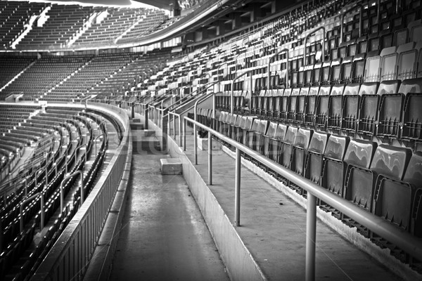 Empty football, soccer stadium Stock photo © photocreo
