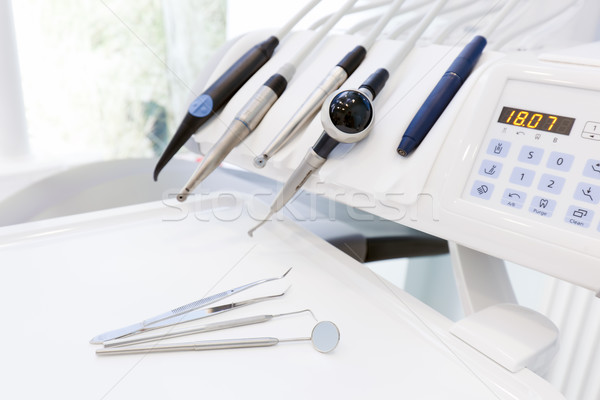 équipement dentaires dentistes bureau dentisterie outils Photo stock © photocreo