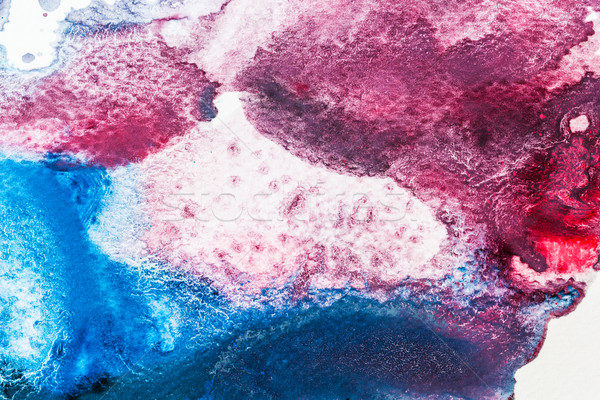 Stock photo: Colorful watercolor paint on canvas. Super high resolution and quality background