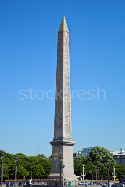 The Luxor Obelisk at the Place de la Concorde in Paris, France Stock photo © photocreo