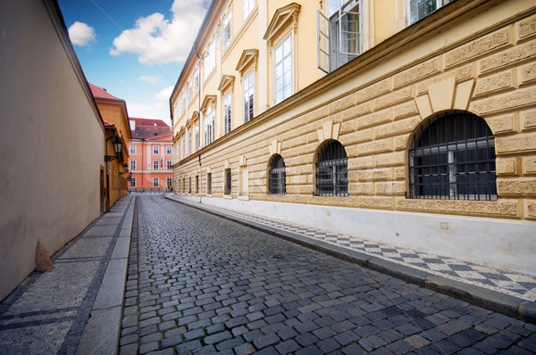 Prague. Old architecture, charming street Stock photo © photocreo