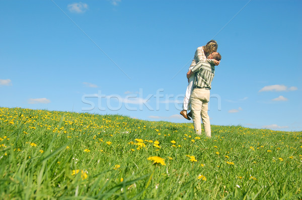 Couple having fun Stock photo © photocreo