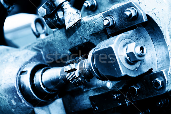 Przemysłowych ciężki inżynierii maszyny przemysłu działalności Zdjęcia stock © photocreo