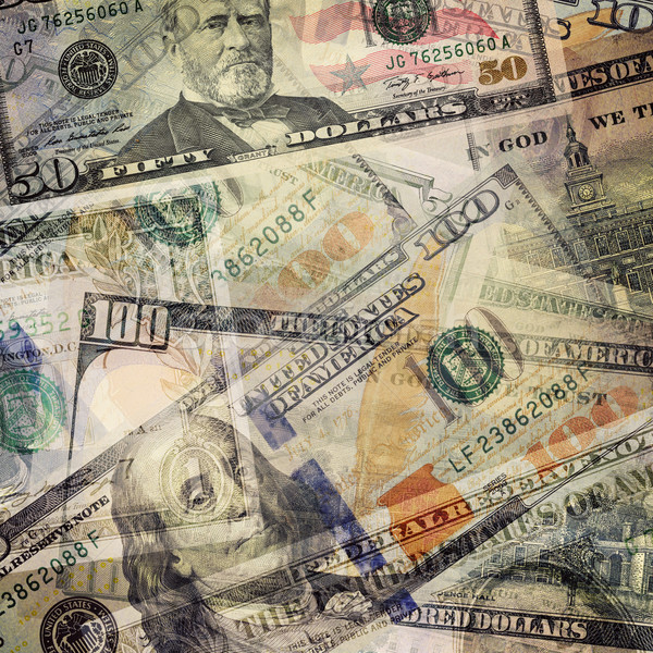 Money abstract background. USD dollar bills Stock photo © photocreo