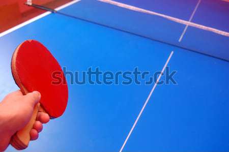 Tenis stołowy ping pong obraz sportu sportowe tenis Zdjęcia stock © photocreo