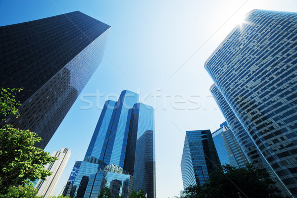 Business Wolkenkratzer Verteidigung Paris Frankreich Stock foto © photocreo