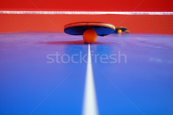 Tischtennis ping pong Bild Sport Sport Tennis Stock foto © photocreo