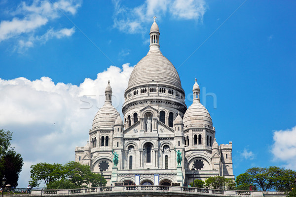 Imagine de stoc: Bazilica · Paris · Franta · montmartre · constructii · inimă