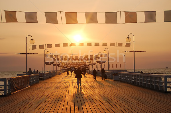 Sunrise walk Stock photo © photocreo