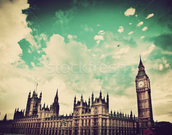 Londres Big Ben palais westminster icône Angleterre [[stock_photo]] © photocreo