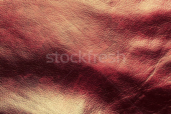 Prawdziwy ciemne czerwony skóry wzór wysoki Zdjęcia stock © photocreo