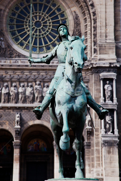Jeanne d'Arc statue, Paris France Stock photo © photocreo