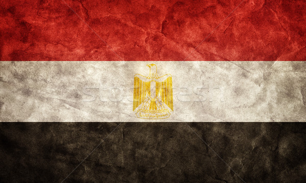 Egypt grunge flag. Item from my vintage, retro flags collection Stock photo © photocreo