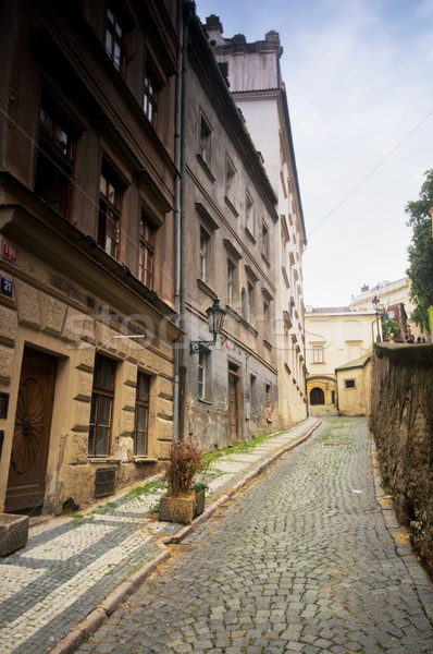 Praga arquitetura antiga encantador ruas edifícios estrada Foto stock © photocreo