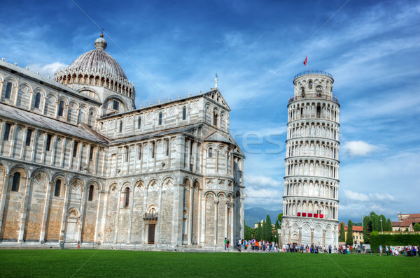 [[stock_photo]]: Cathédrale · tour · Toscane · Italie · populaire