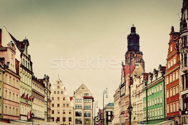 Wroclaw, Poland in Silesia region. The market square Stock photo © photocreo