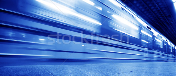 Underground train dynamic motion Stock photo © photocreo