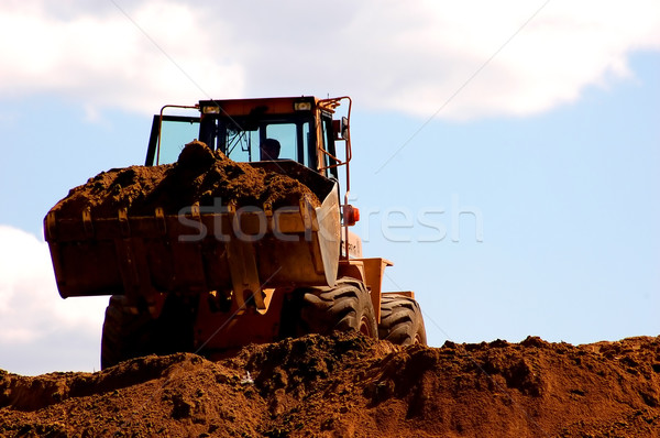 Excavator working Stock photo © photocreo