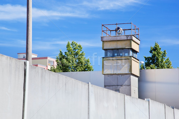 Berlin Wall Memorial, a watchtower in the inner area Stock photo © photocreo