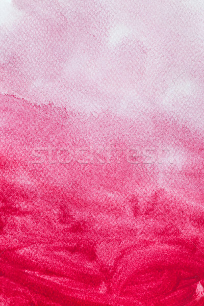 Red watercolor paint on canvas. Abstract art background.  Stock photo © photocreo