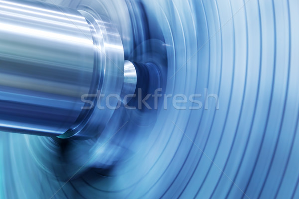 Industrial background. Drilling, boring machine at work Stock photo © photocreo