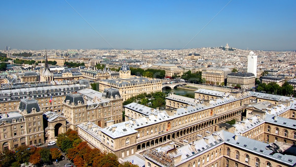 Paris vedere cer fundal clădirilor urban Imagine de stoc © photocreo