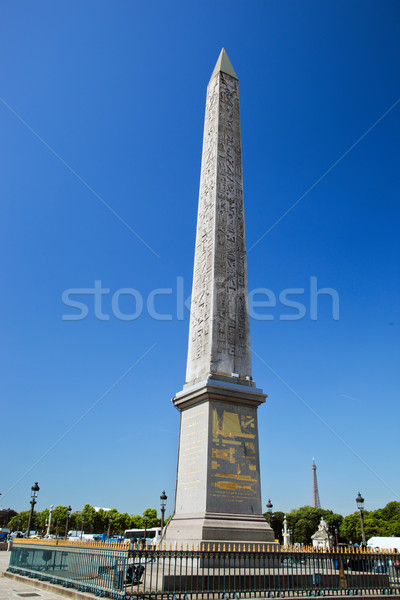 The Luxor Obelisk at the Place de la Concorde in Paris, France Stock photo © photocreo