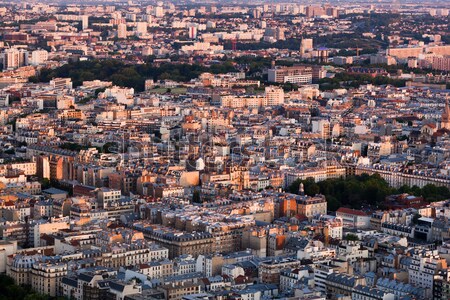 Paris, France view from the top on a residential district Stock photo © photocreo