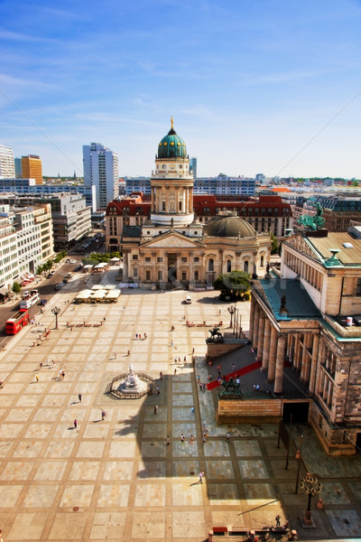 The Gendarmenmarkt and German Cathedral in Berlin Stock photo © photocreo