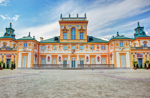 Palácio Varsóvia Polônia real ver edifício Foto stock © photocreo