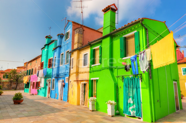 Coloré maisons île Venise Italie [[stock_photo]] © photocreo