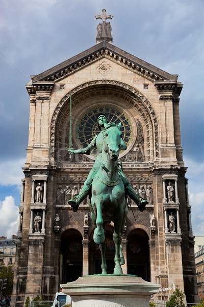 Statue Paris Frankreich Stadt Bau Stock foto © photocreo