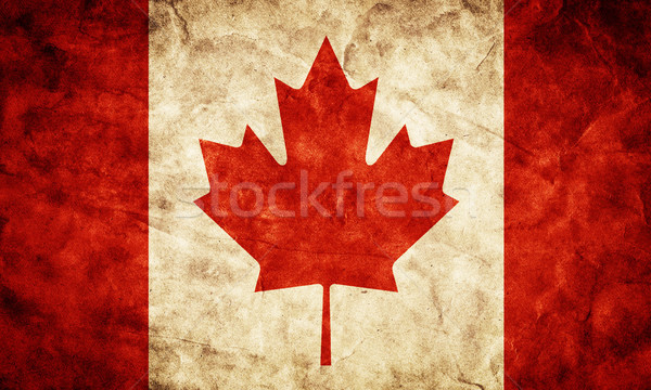Canada grunge bandiera articolo vintage Foto d'archivio © photocreo