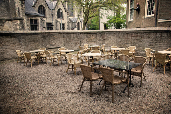 The historic architecture in the city of Gouda, Netherlands. Stock photo © photocreo