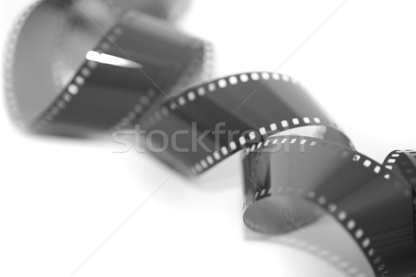 Ausgesetzt Filmstreifen Diagonale line Rahmen weiß Stock foto © photohome