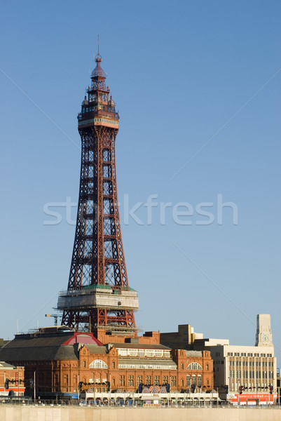 Torre inglaterra aço beira-mar cidade bem Foto stock © photohome