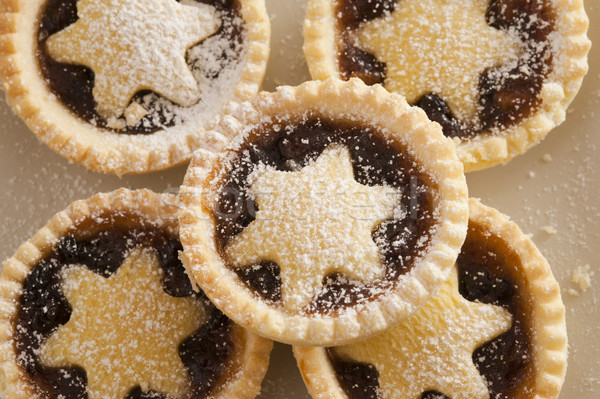 Background texture of Christmas mince pies Stock photo © photohome