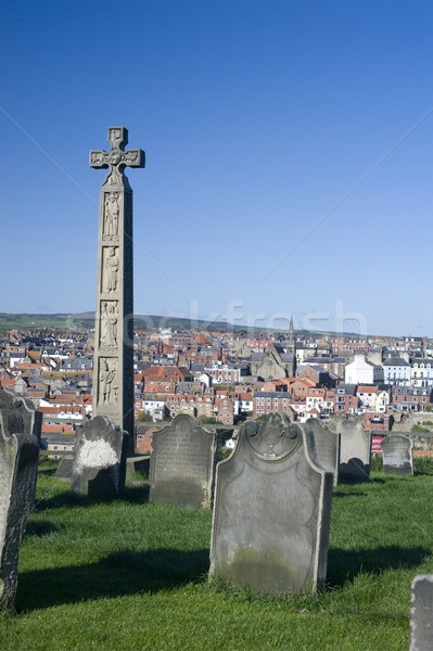 Caedmons Cross, Whitby Stock photo © photohome