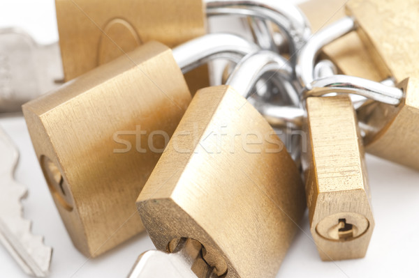 Bunch of padlocks Stock photo © photohome