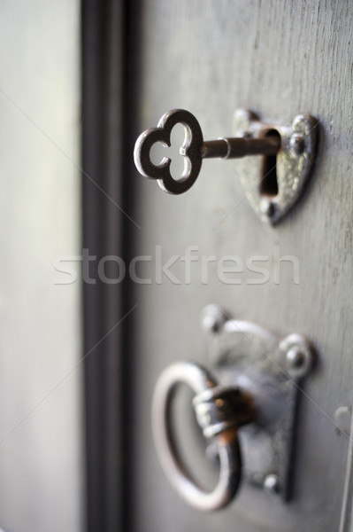 antique lock and key Stock photo © photohome