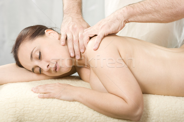 osteopathy and massge Stock photo © Photoline