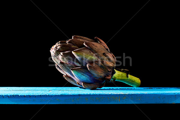 Stockfoto: Paars · achtergrondverlichting · duisternis · vers · middellandse · zee · Blauw