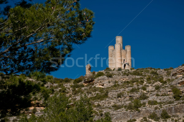 Alarconcillo tower in Alarcon. Spain Stock photo © Photooiasson