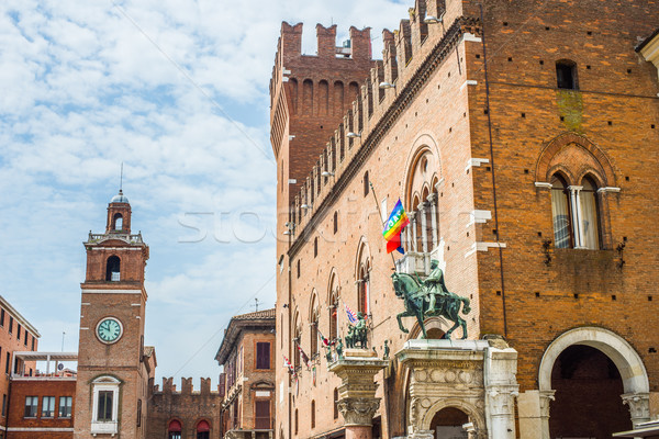 Ducal Palace of Estense in Ferrara. Emilia-Romagna. Italy. Stock photo © Photooiasson