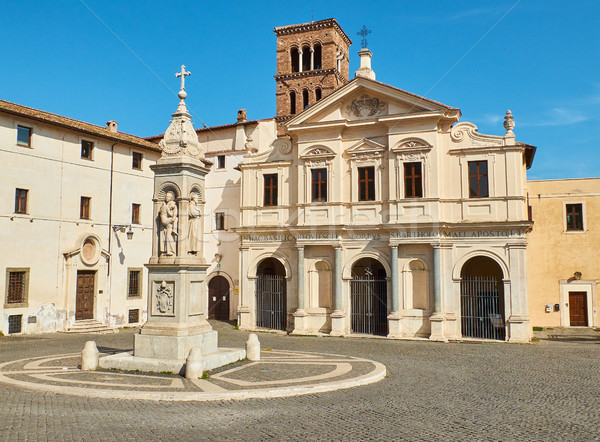 Basilica San Bartolomeo alle Isola, Tiberina island. Rome. Lazio, Italy. Stock photo © Photooiasson