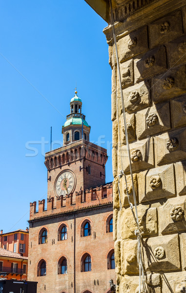 Palazzo Accursio in Bologna, Emilia-Romagna. Italy. Stock photo © Photooiasson