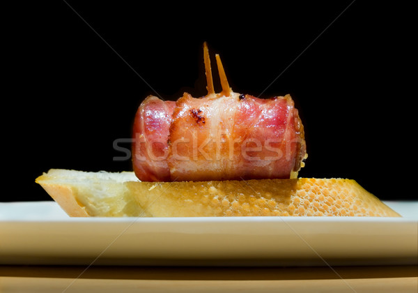 Típico espanhol bacon chorizo peixe restaurante Foto stock © Photooiasson